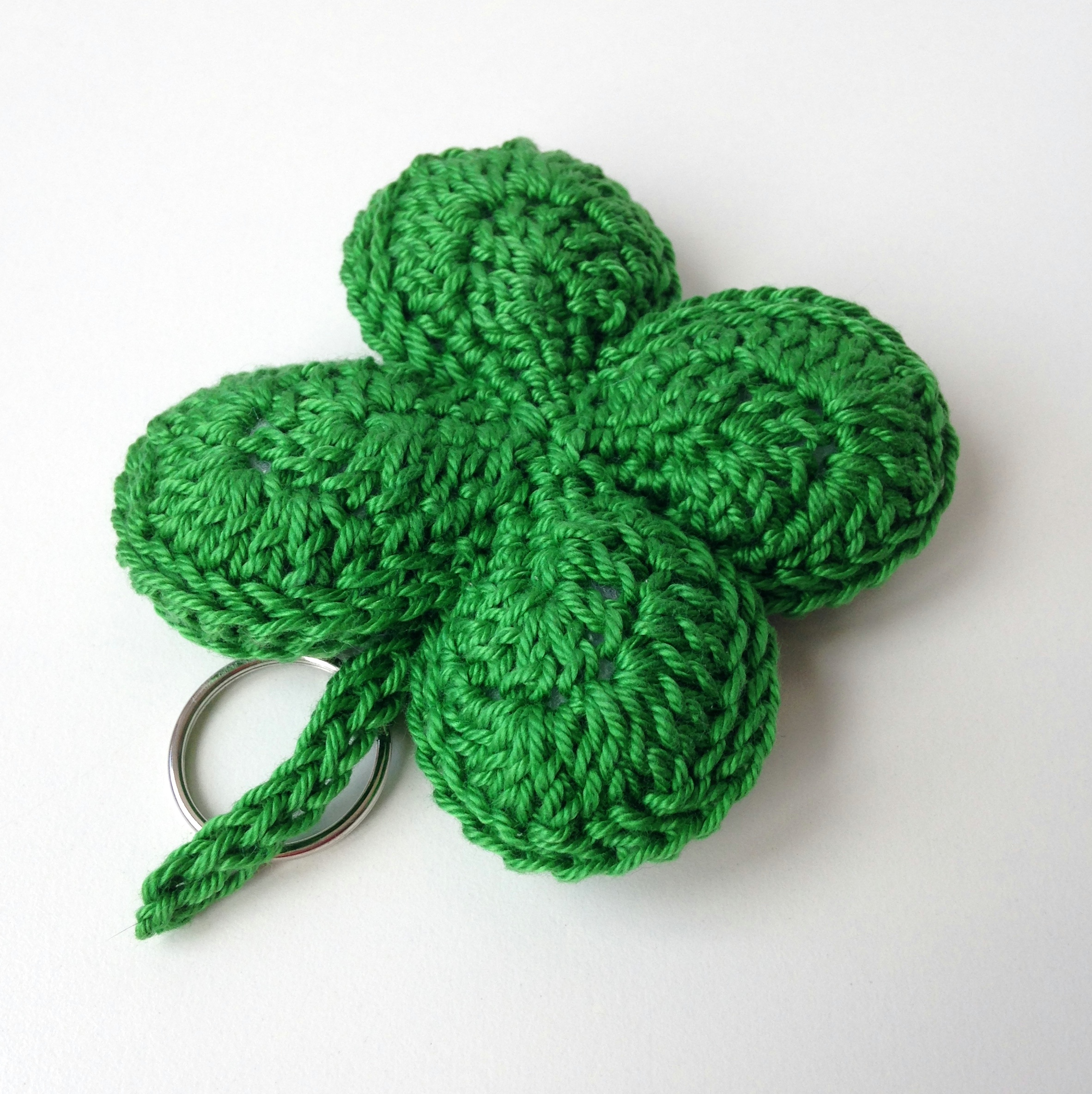 Clover Crochet Pattern Free Crochet Pattern For 3 Leaf Clover Pakbit For
