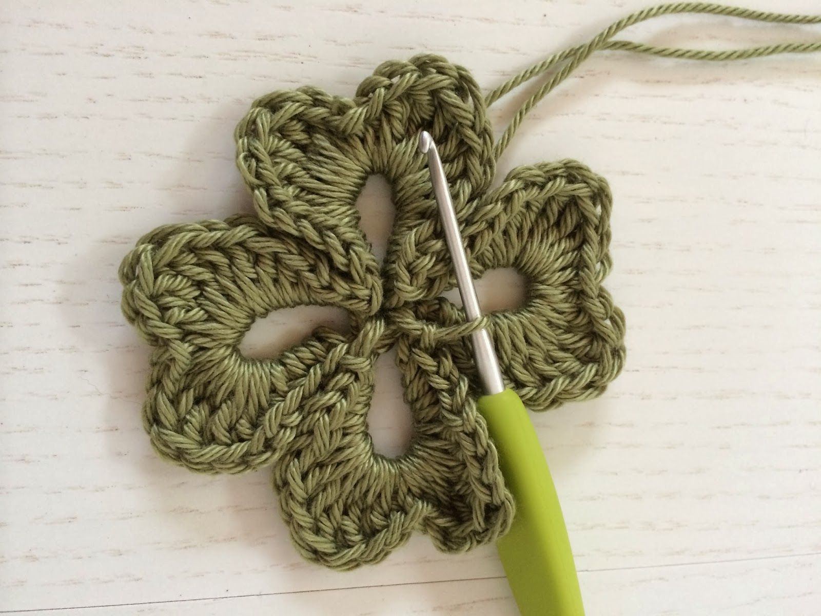Clover Crochet Pattern Irish Clover Granny Square I Like This For The Free 4 Leaf Clover
