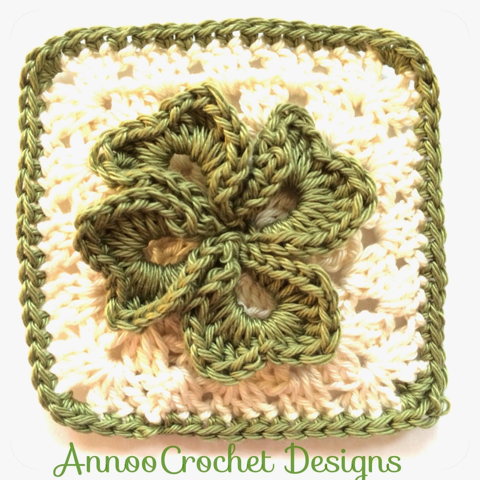Clover Crochet Pattern Lucky And Free Shamrock Crochet Patterns Granny Squares