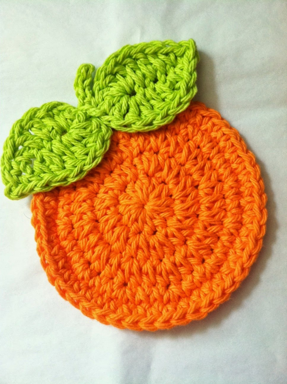 Coaster Crochet Pattern Lakeview Cottage Kids Free Pattern For Oranges Crochet Coaster Set