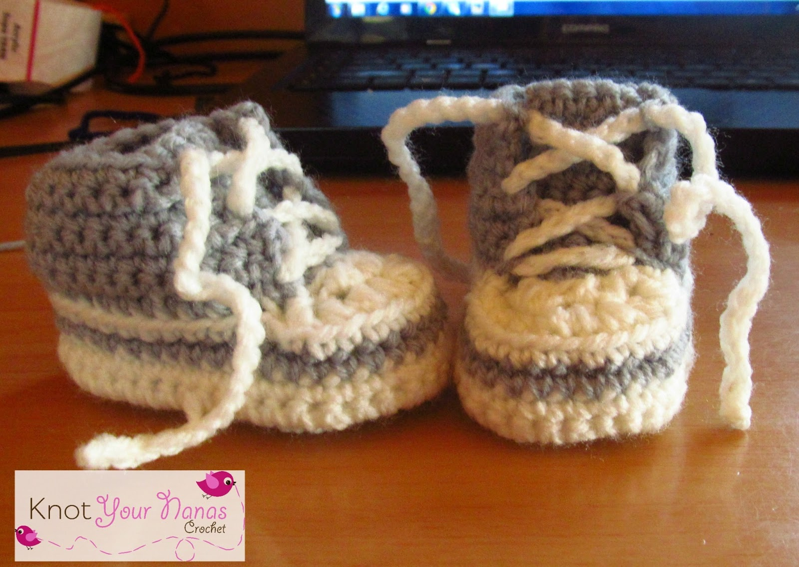 Converse Crochet Pattern Knot Your Nanas Crochet Crochet Converse Newborn High Tops
