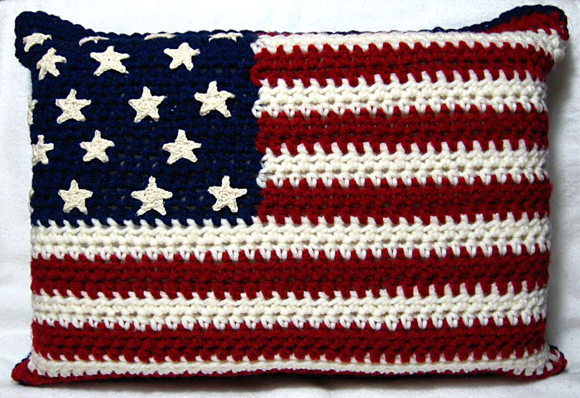 Crochet American Flag Pattern Crochet American Flag Free Patterns