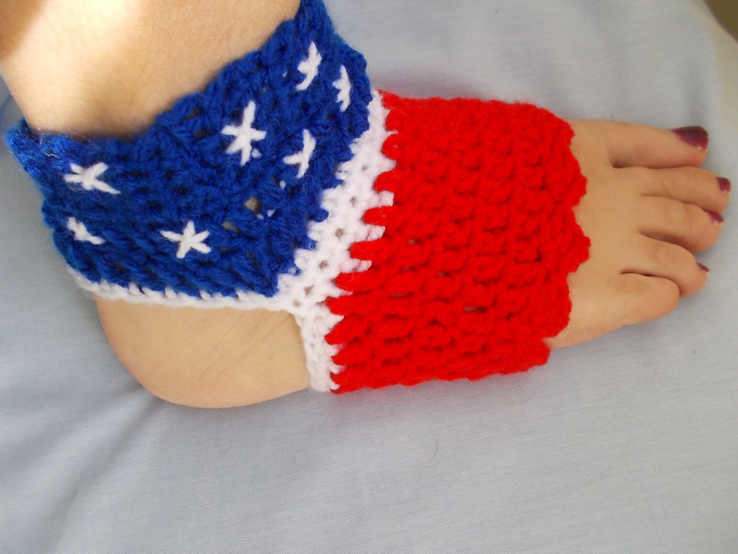 Crochet American Flag Pattern Crochet Pattern American Flag Yoga Socks American Flag Etsy