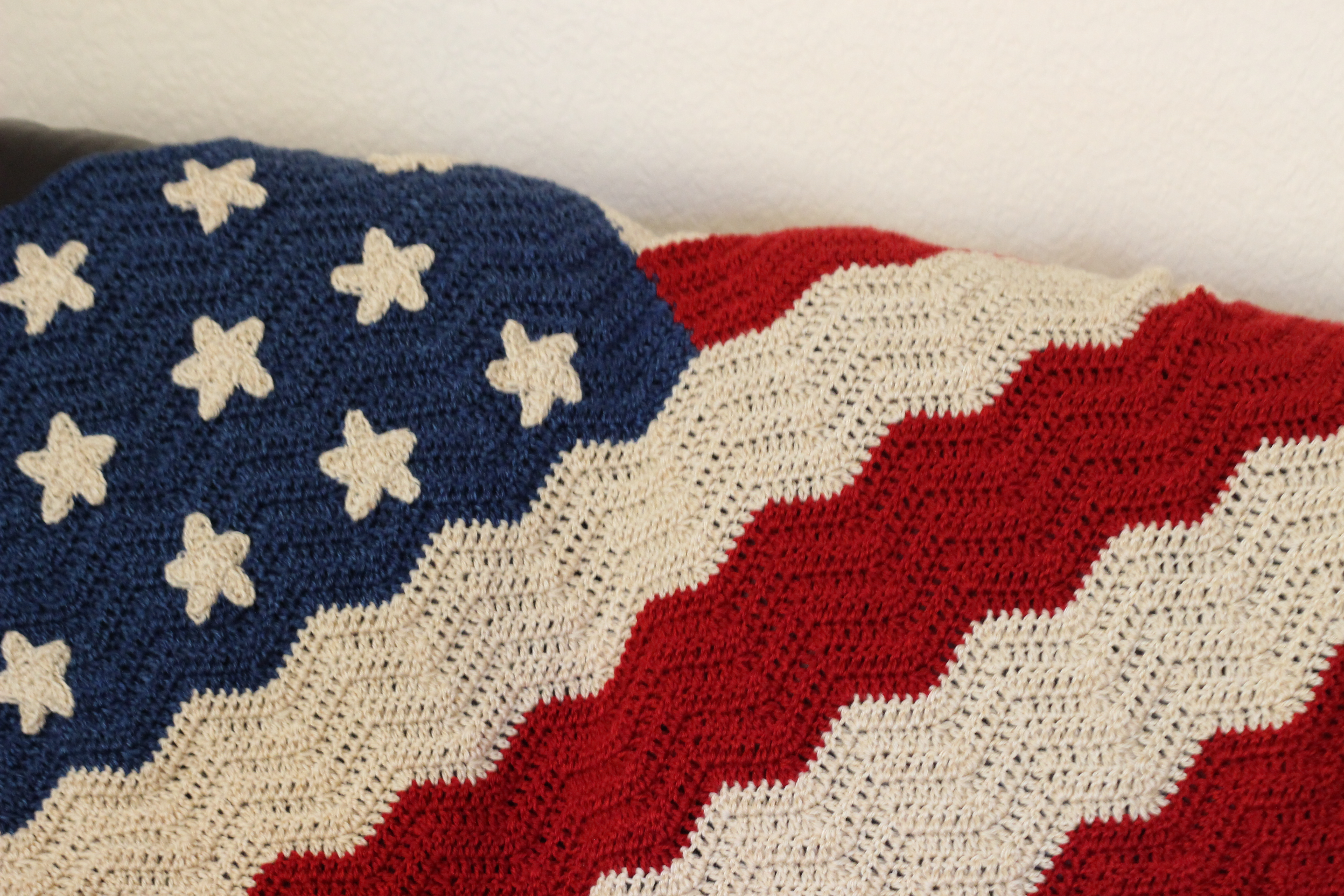 Crochet American Flag Pattern Crocheted American Flag Afghan Crochet Flag Blanket Crocheted
