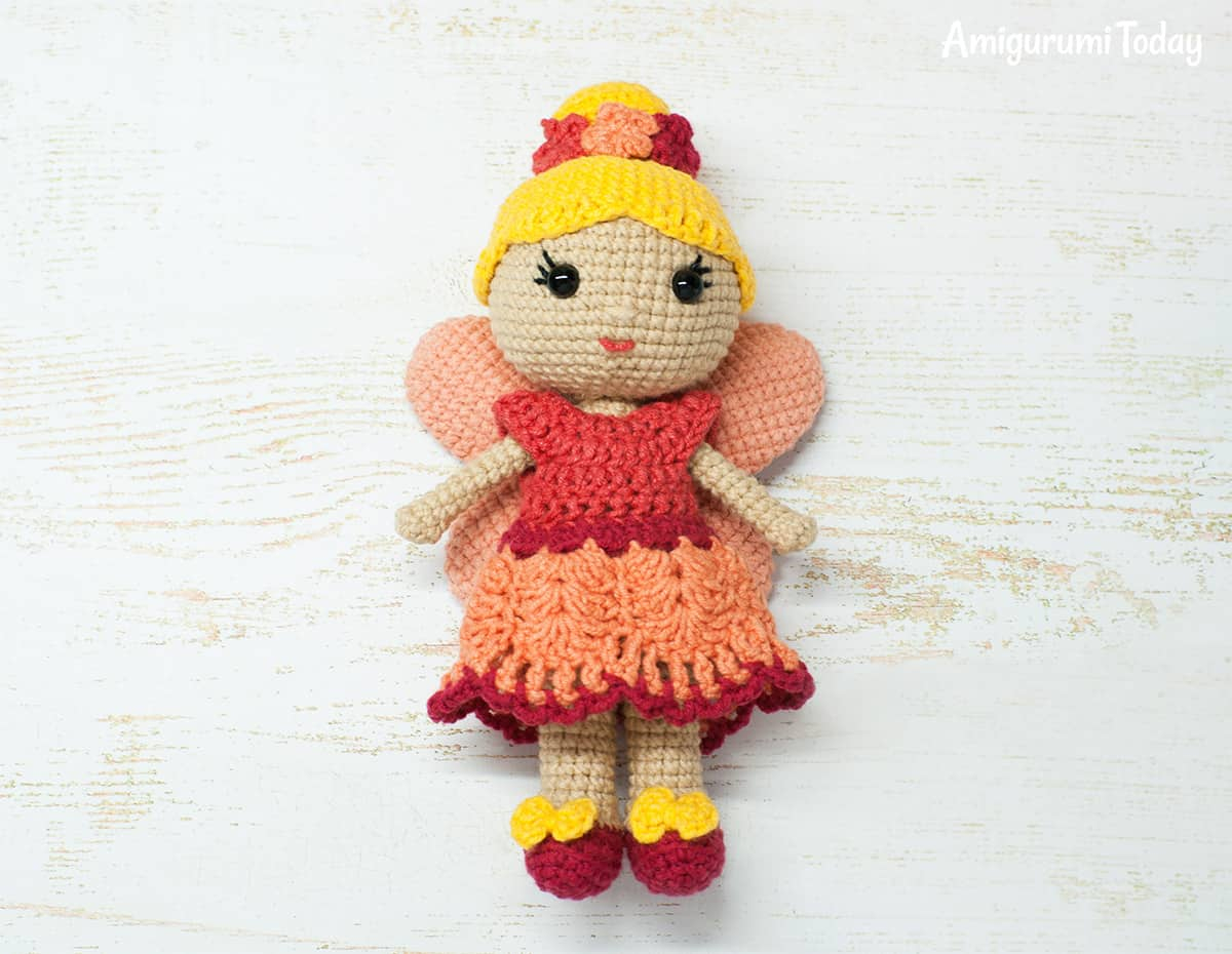Crochet Amigurumi Doll Pattern Crochet Fairy Patterns Magical Dolls Little Girls Will Adore