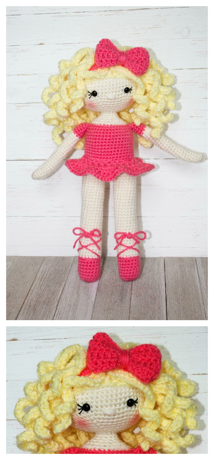 Crochet Amigurumi Doll Pattern Free Crochet Doll Pattern The Friendly Grace Thefriendlyredfox