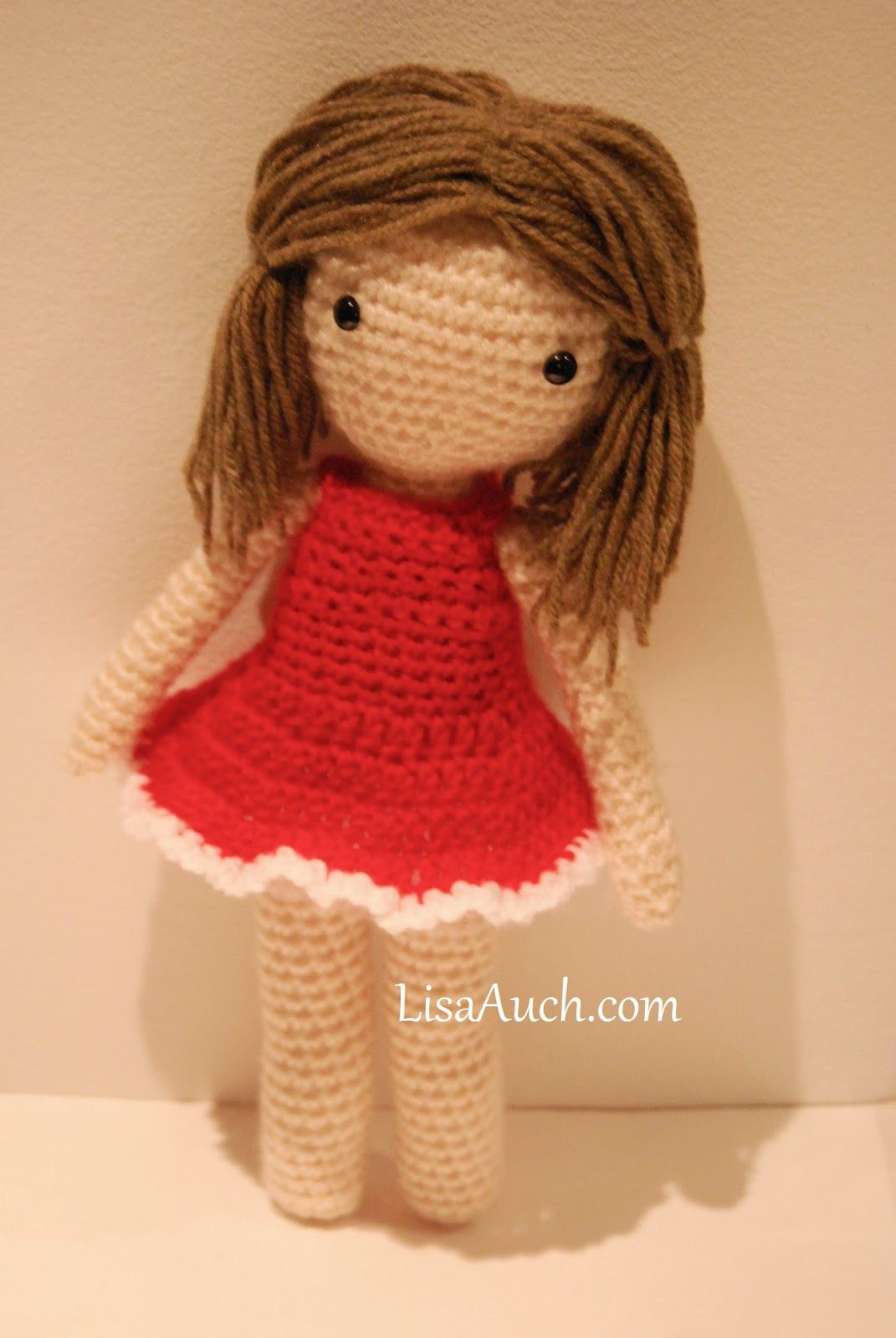 Crochet Amigurumi Doll Pattern Little Crochet Red Dress Pattern For Your Basic Amigurumi Doll Free