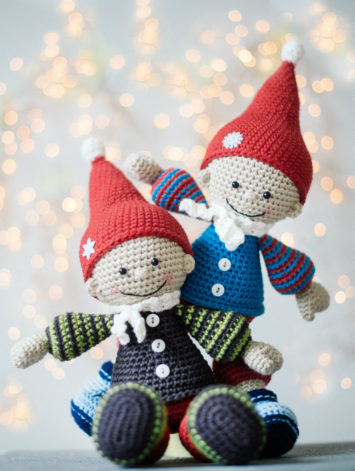 Crochet Amigurumi Patterns Jester The Christmas Gnome Amigurumi And Crochet Patterns Lilleliis