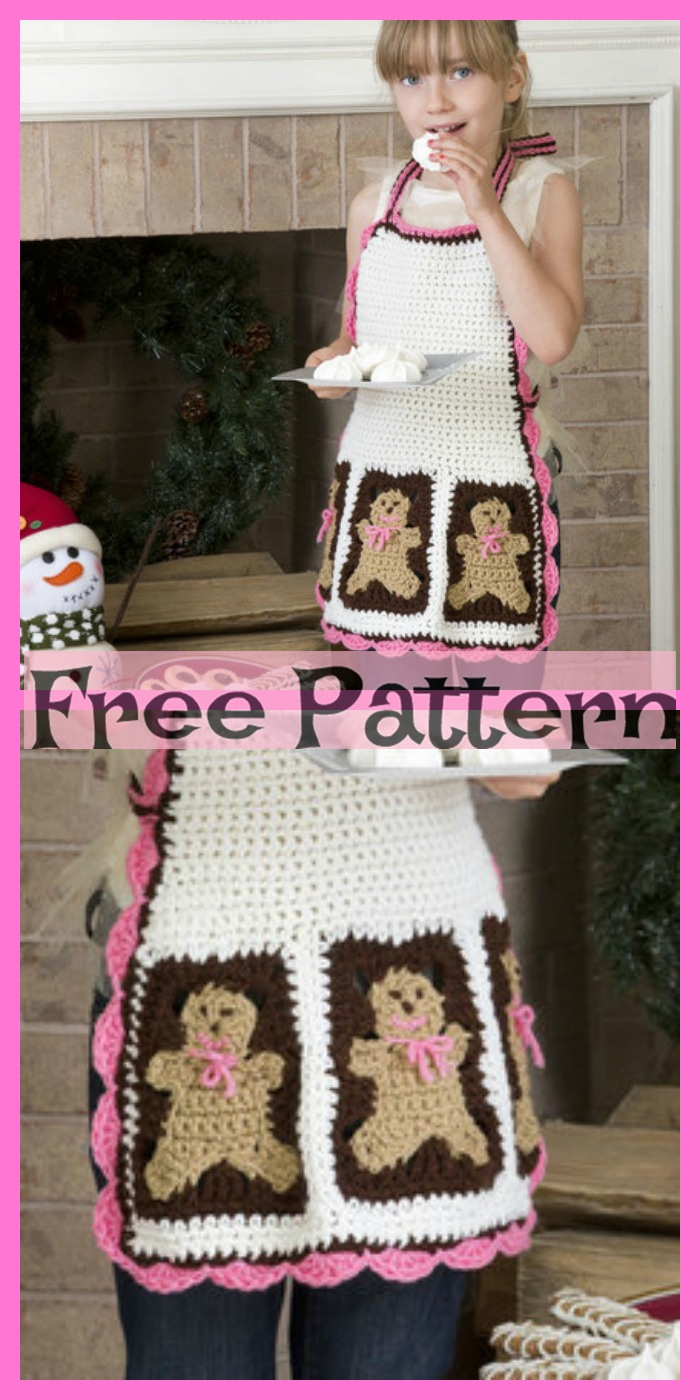 Crochet Apron Pattern Free Super Cute Crochet Aprons Free Pattern Diy 4 Ever