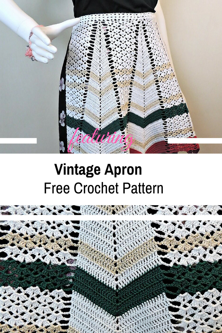 Crochet Apron Pattern Free Vintage Crochet Apron Pattern For Happy People Free Pattern All