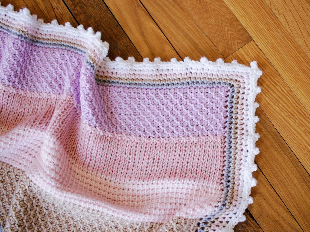 Crochet Baby Afghan Patterns Tl Yarn Crafts Sweet Stripes Ba Blanket From Tl Yarn Crafts