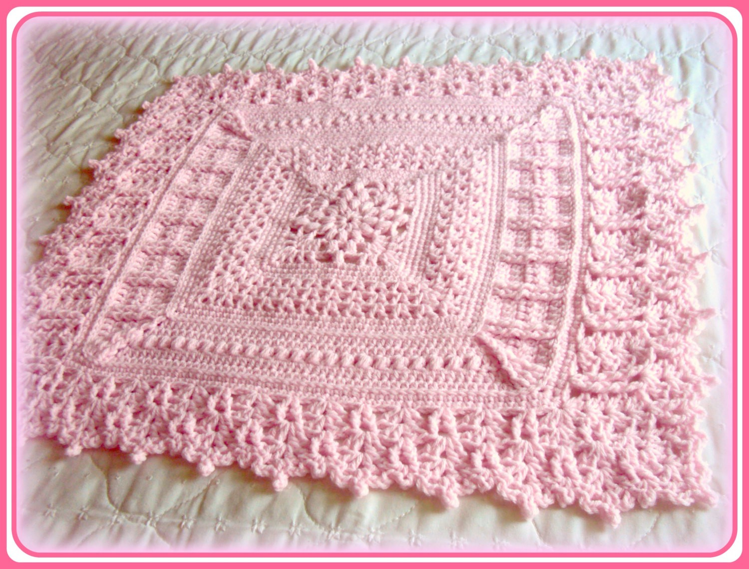 Crochet Baby Blanket Free Pattern Ba Blankets Patterns Free Crochet Blanket For Beginners And Knit