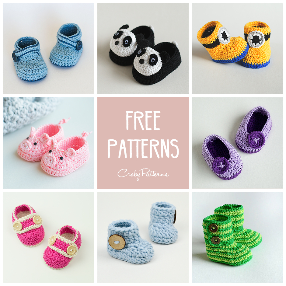 Crochet Baby Booties Pattern 8 Free Crochet Ba Booties Patterns Cro Patterns