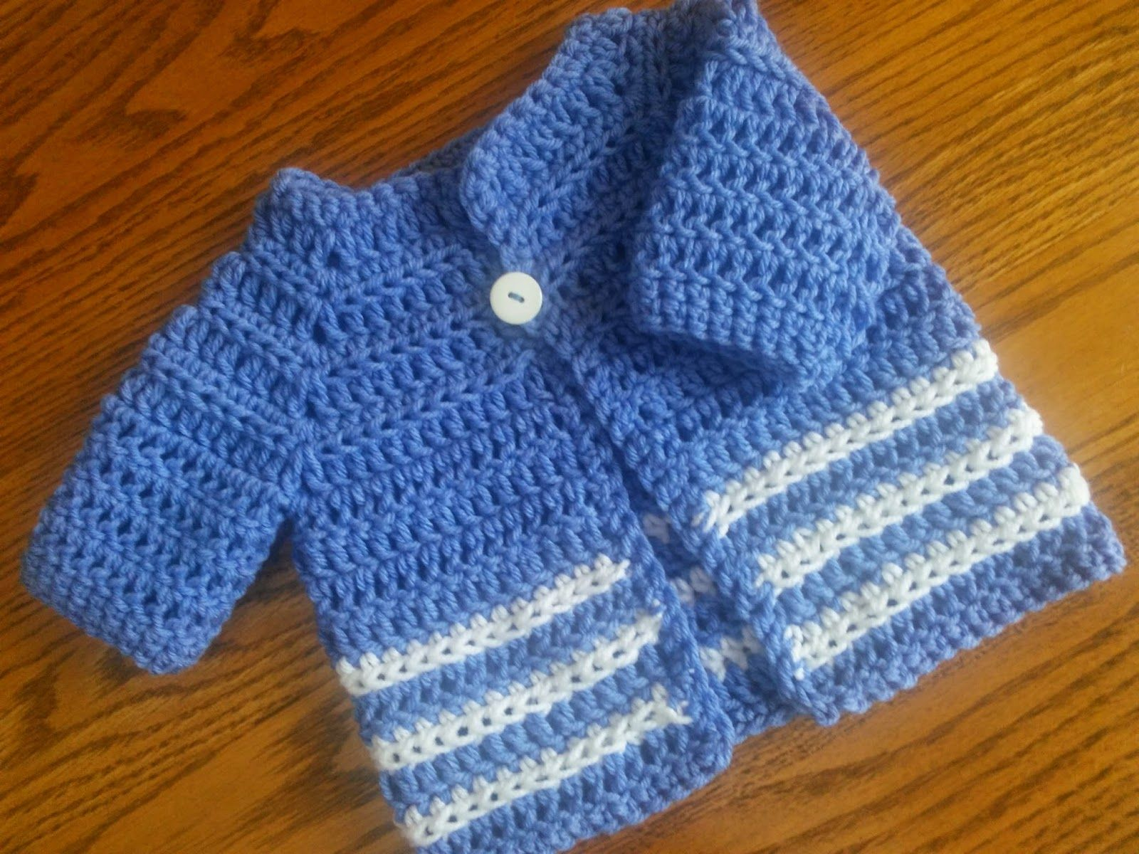 Crochet Baby Boy Sweater Pattern Free Ba Boy Sweater Crochet Pattern Easy Crochet And Other Craftys