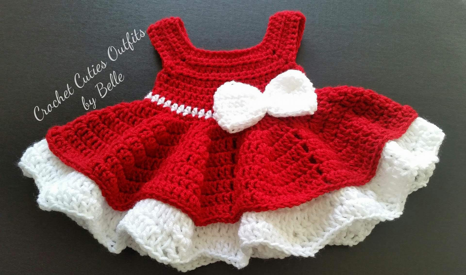 Crochet Baby Dress Free Pattern Crochet Ba Dress Pattern Free Crochet Pattern Newborn Ba Etsy