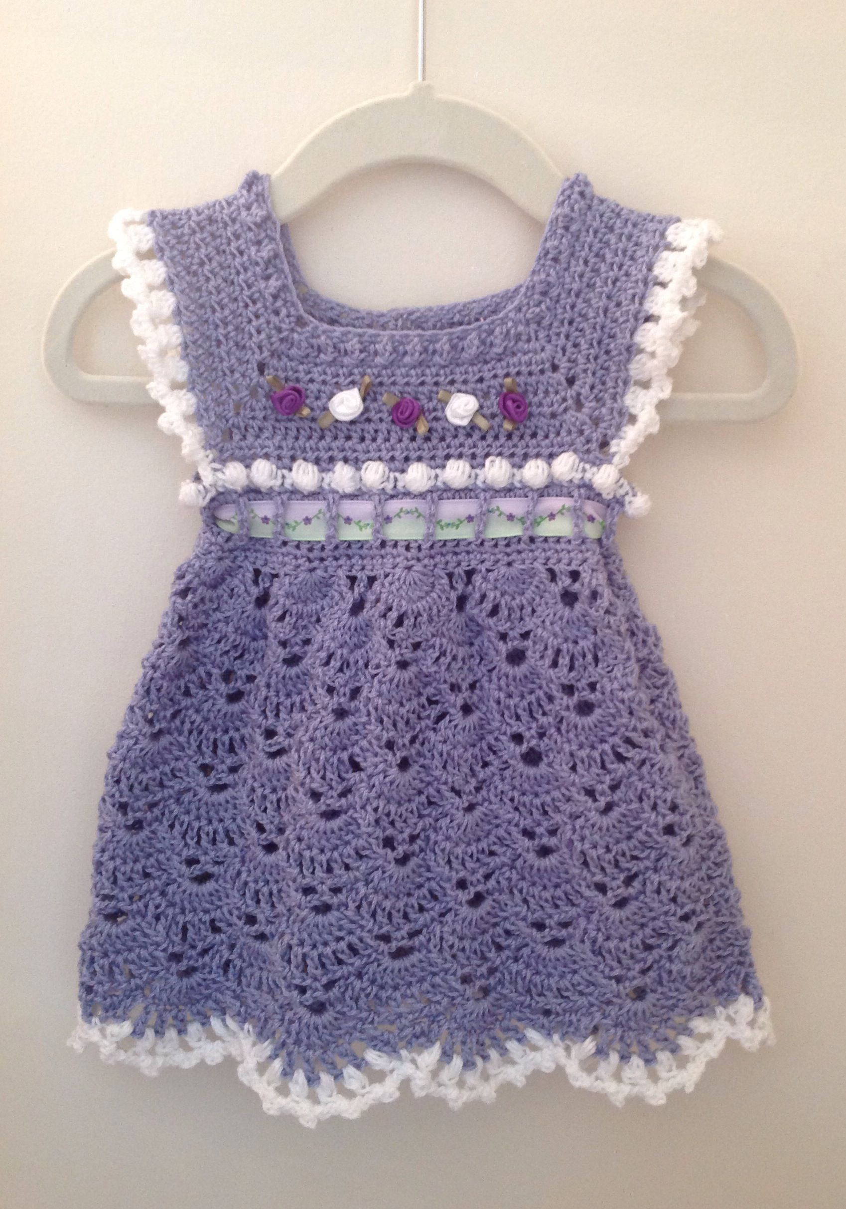 Crochet Baby Dress Free Pattern Crochet Infant Dress 6 9 Months Yummies Pinterest Crochet Ba