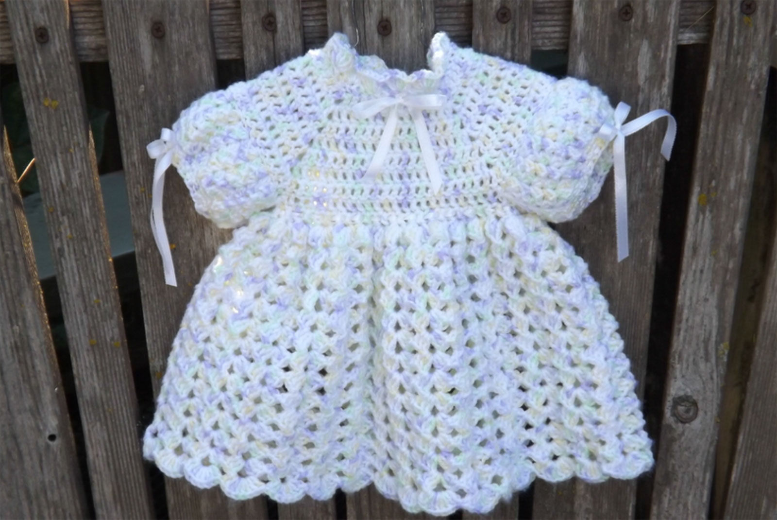 Crochet Baby Dress Free Pattern Free Crochet Ba Dress Pattern Lovetoknow