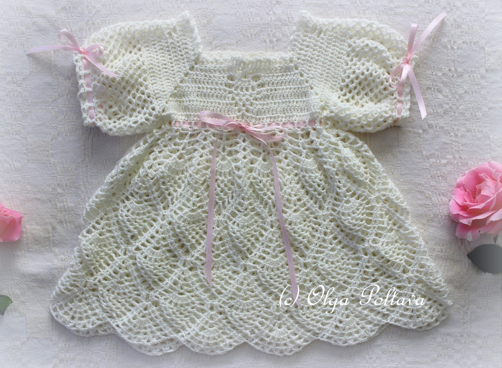 Crochet Baby Dress Free Pattern Lacy Crochet Whipped Cream Dress Free Pattern From Leisure Arts