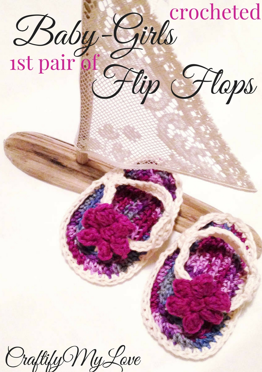 Crochet Baby Flip Flops Pattern Crochet Worlds Cutest Ba Flip Flops Free Pattern Craftify My Love