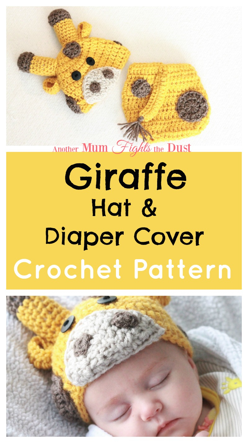 Crochet Baby Hat And Diaper Cover Pattern Crochet Giraffe Hat And Diaper Cover Another Mum Fights The Dust