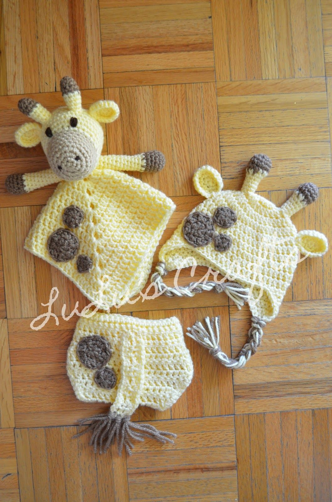 Crochet Baby Hat And Diaper Cover Pattern Free Giraffe Lovey Hat And Diaper Cover Pattern Lulus Crafts