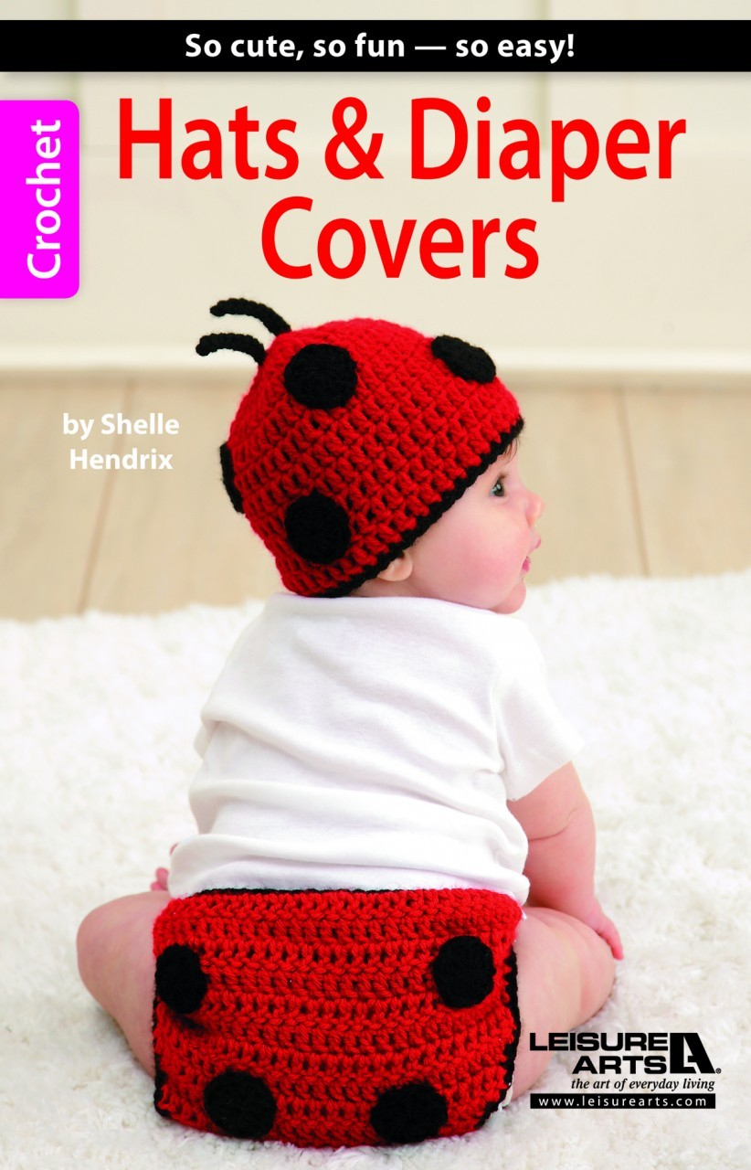 Crochet Baby Hat And Diaper Cover Pattern Hats Diaper Covers Leisurearts