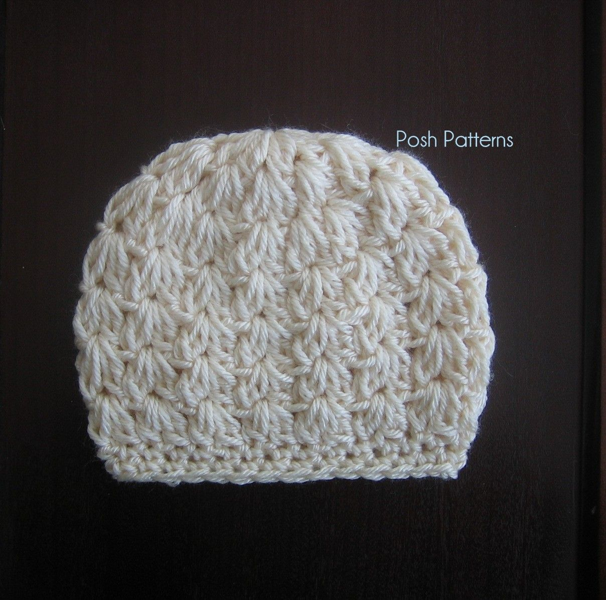 Crochet Baby Hat Pattern Crochet Pattern Cluster Shells Crochet Hat Pattern Hats