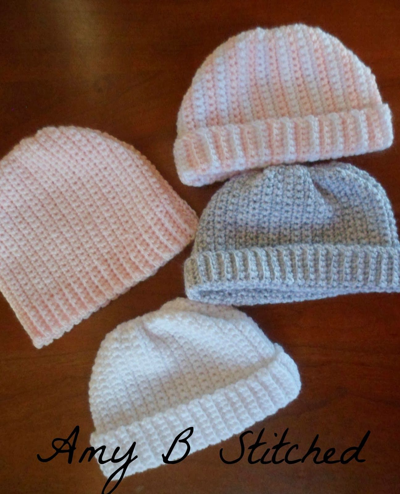 Crochet Baby Hat Pattern Newborn Crochet Hat Pattern Ba Boy Pinterest Newborn Crochet