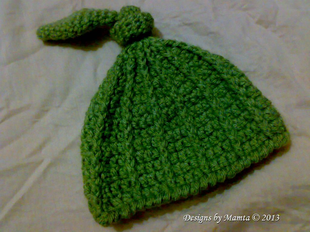 Crochet Baby Hat Pattern Top Knot Beanie Easy Crochet Pattern Cute Crochet Ba Hat Patterns