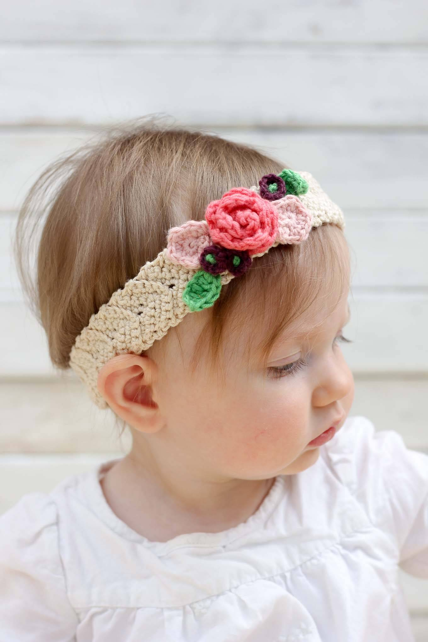 Crochet Baby Headband Pattern Free Crochet Flower Headband Pattern Ba Toddler Adult