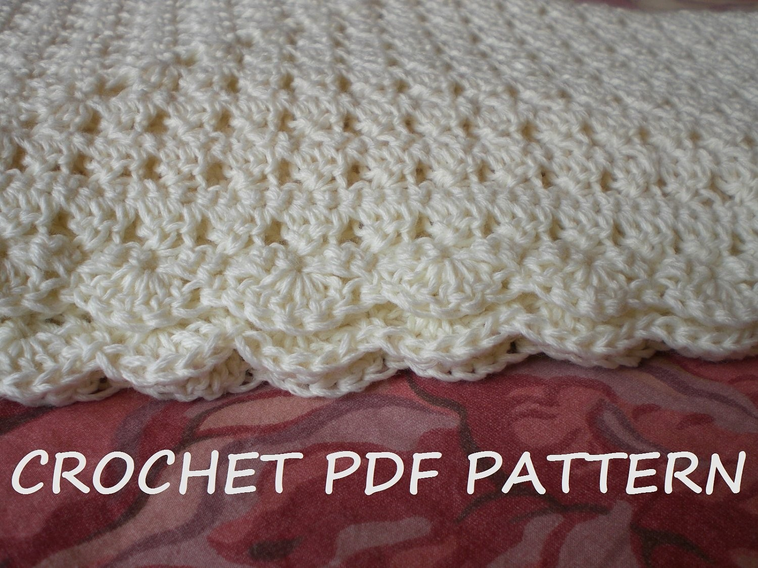 Crochet Baby Shawls Free Patterns Crochet Stitches For Ba Blankets Blanket Pattern Pdf 020 Etsy