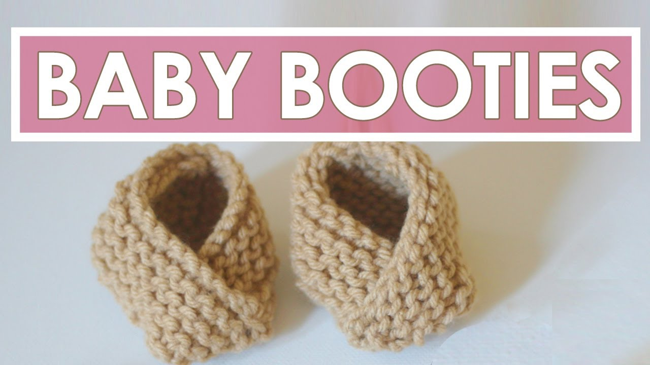 Crochet Baby Singlet Pattern How To Knit Ba Booties Shoes Easy For Beginning Knitters Youtube