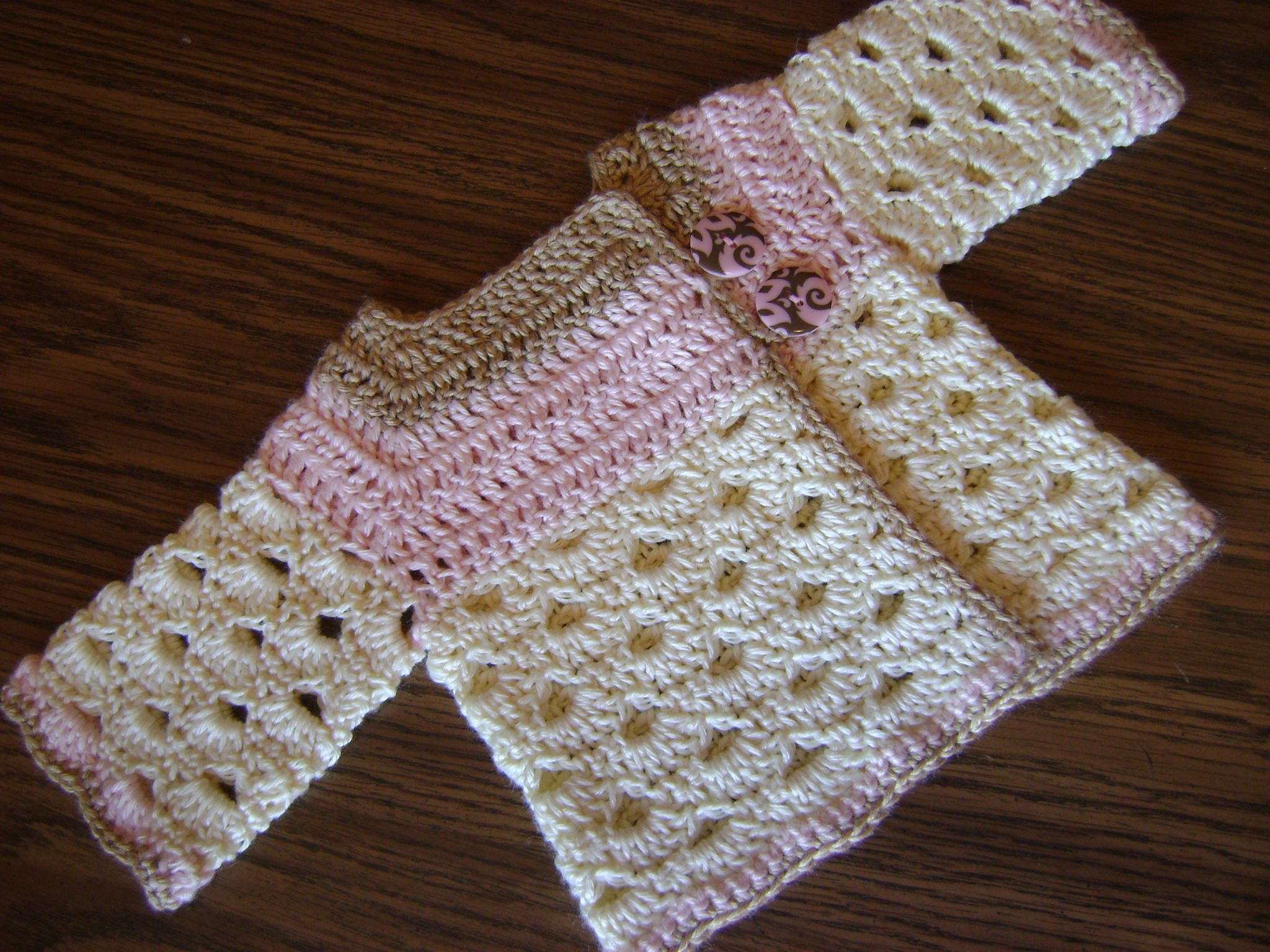 Crochet Baby Sweater Patterns Auntie Ms Abigails Ba Sweater Has A New Home