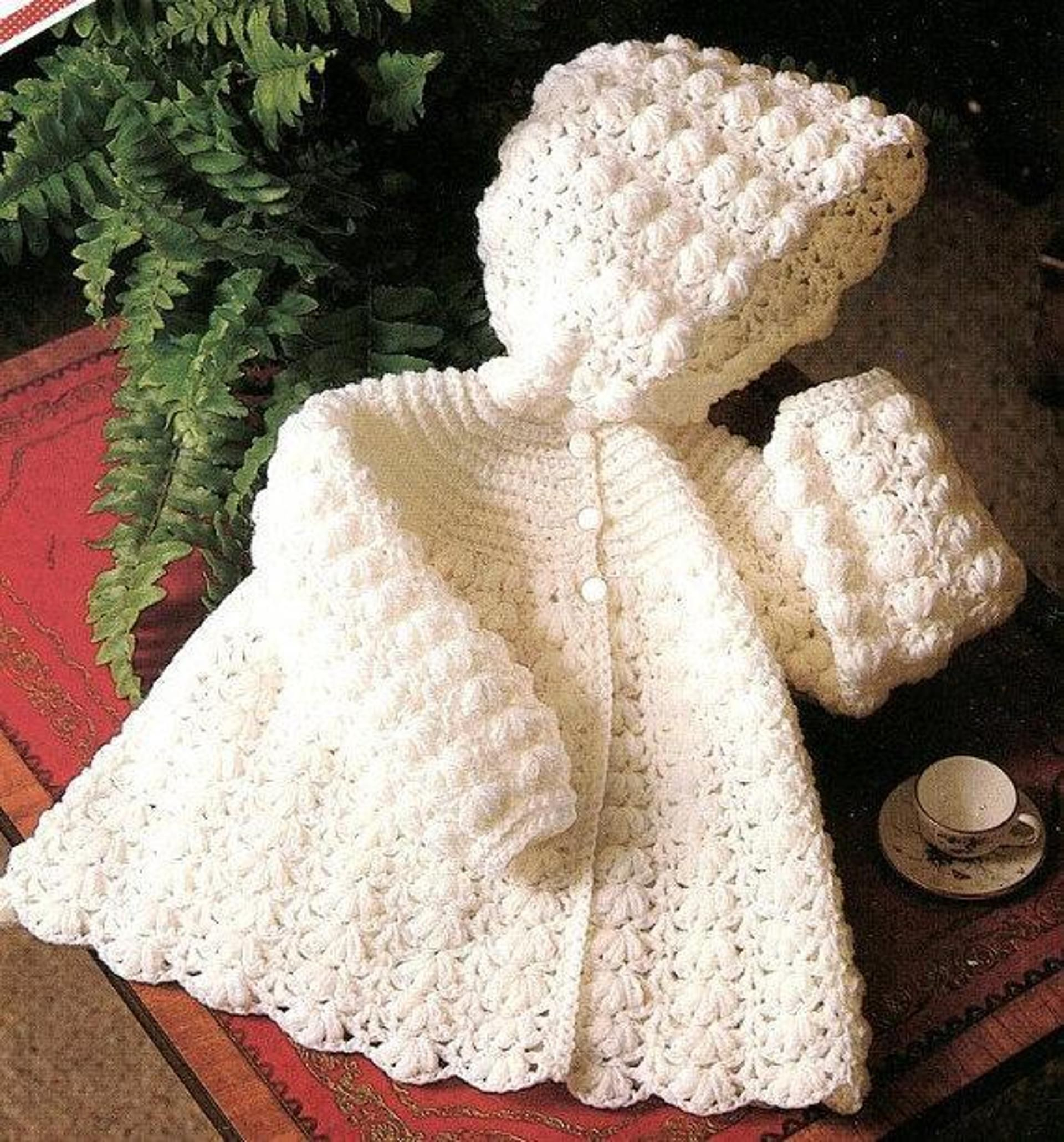 Crochet Baby Sweater Patterns Crochet Pattern Vintage Ba Sweater Knitting For Babies And Kids