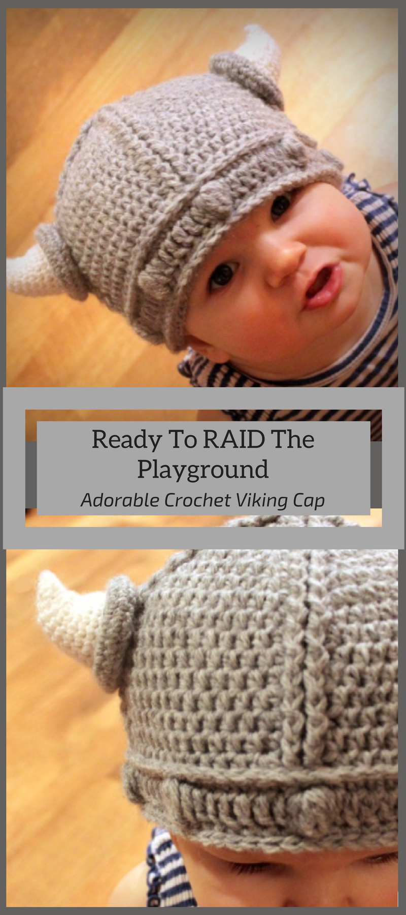 Crochet Baby Viking Hat Pattern Adorable Viking Crochet Pattern Hat Perfect For The Little Ones