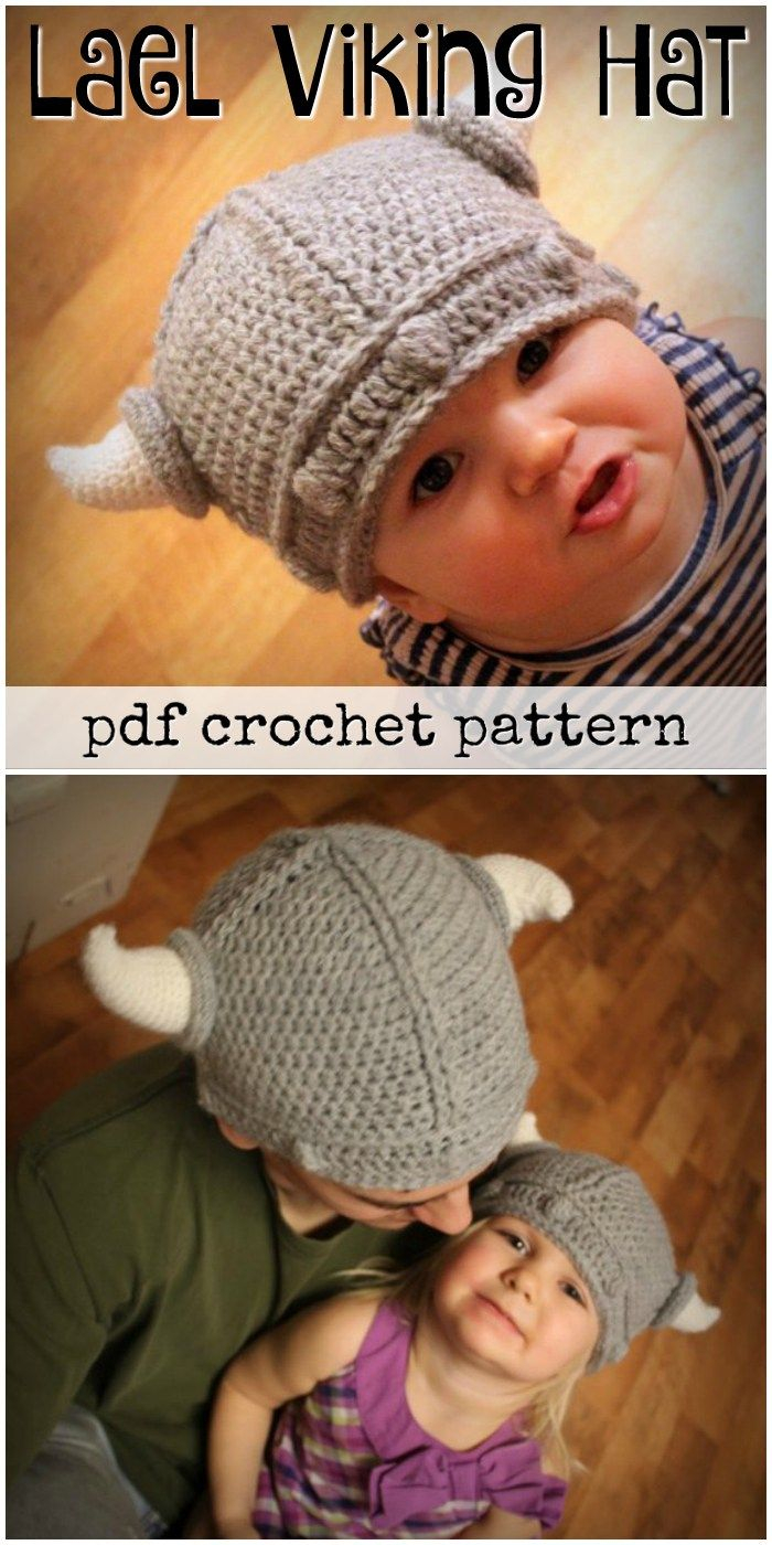 Crochet Baby Viking Hat Pattern Costume Hats Crafts Pinterest Crochet Patterns Crochet And