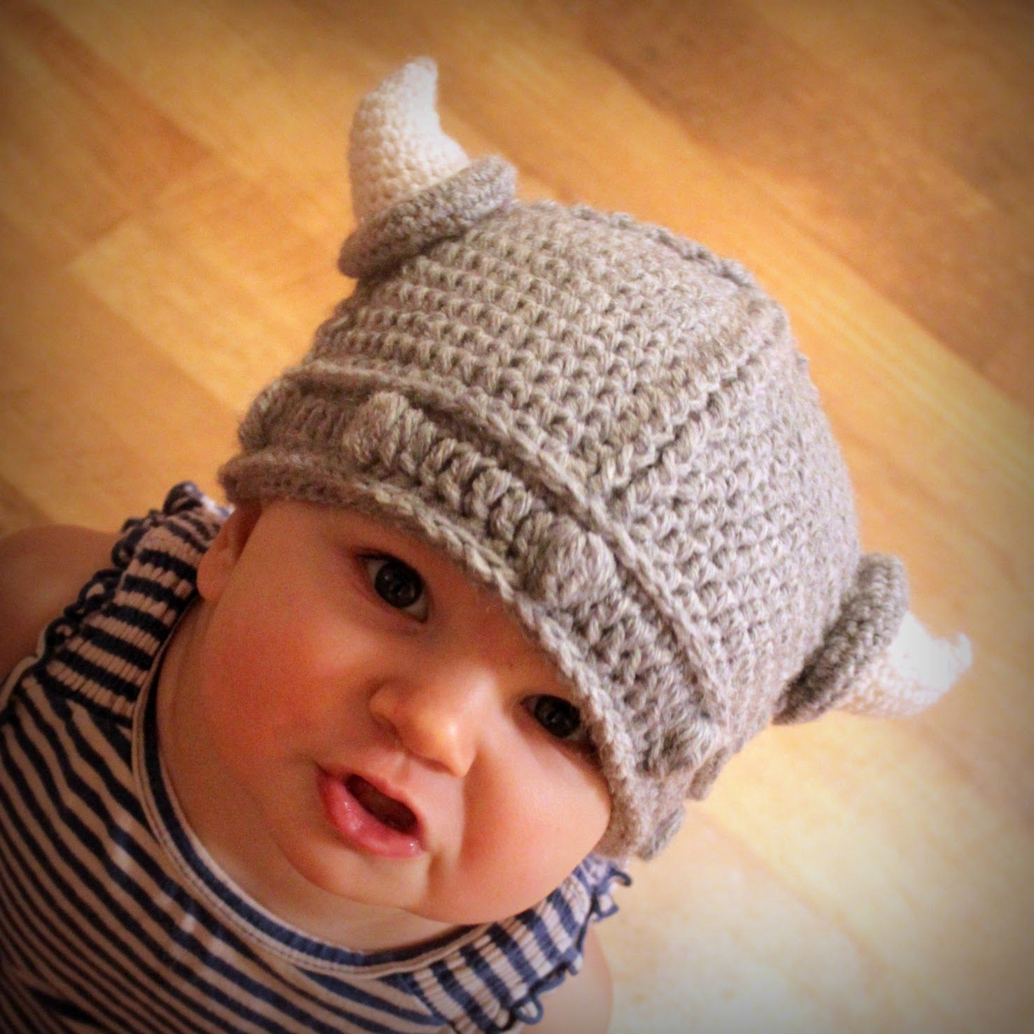 Crochet Baby Viking Hat Pattern Crochet For Free Lael Viking Hat Size Newborn Adult Crochet