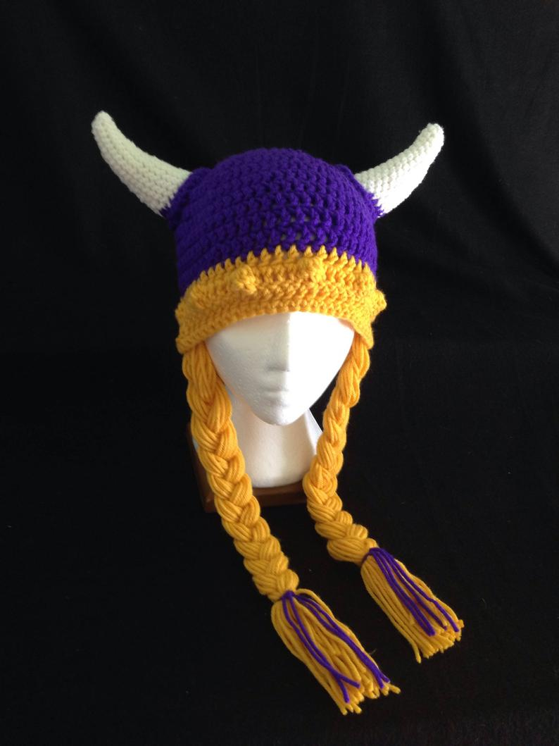 Crochet Baby Viking Hat Pattern Crochet Pattern Viking Helmet Hat Pattern Braids And Etsy
