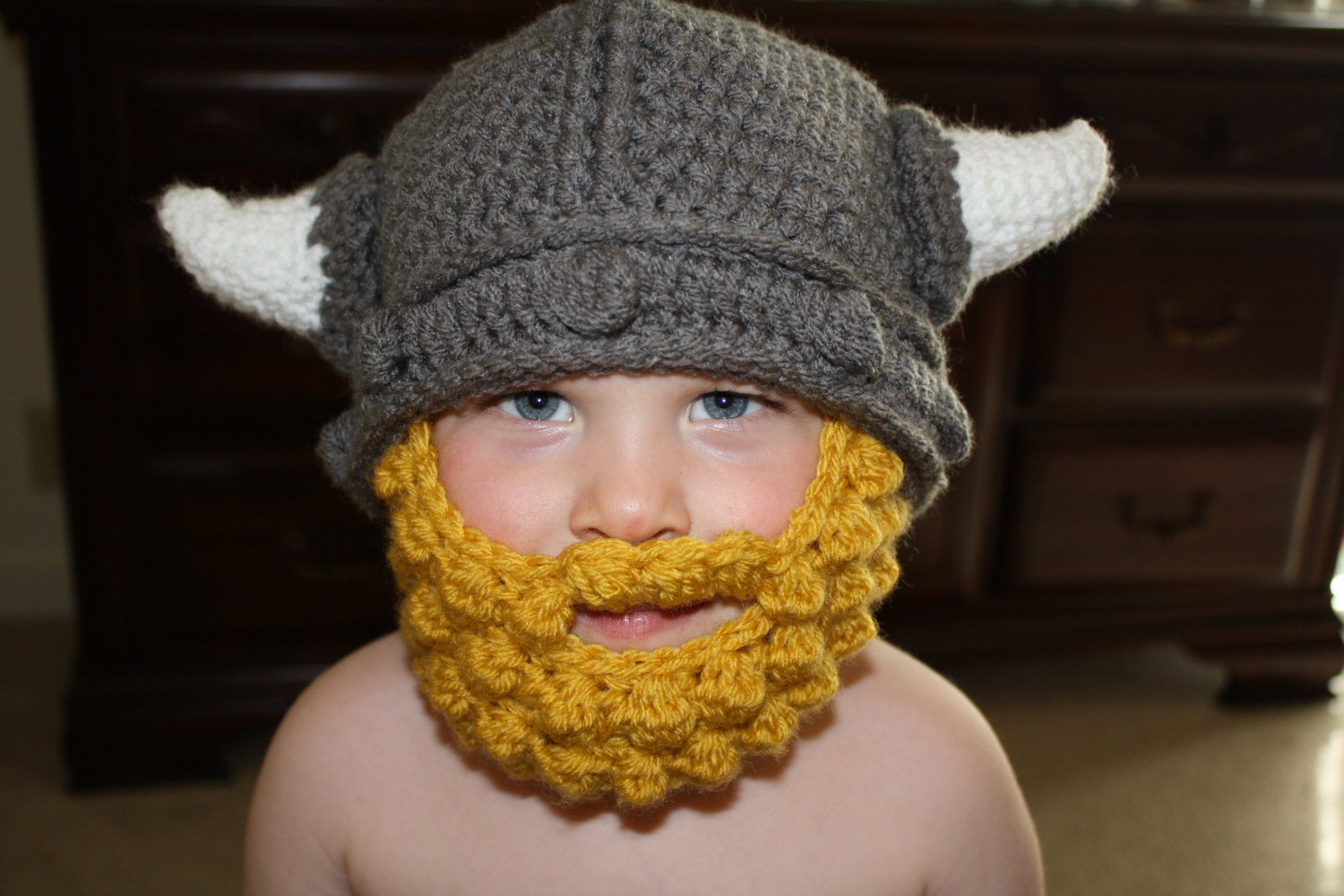 Crochet Baby Viking Hat Pattern Crochet Viking Beard Pattern Bentalasalon
