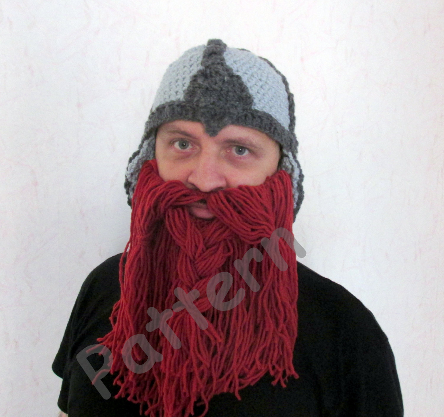Crochet Baby Viking Hat Pattern Crochet Viking Hat Pattern Crochet Beard Hat Pattern Adult Etsy