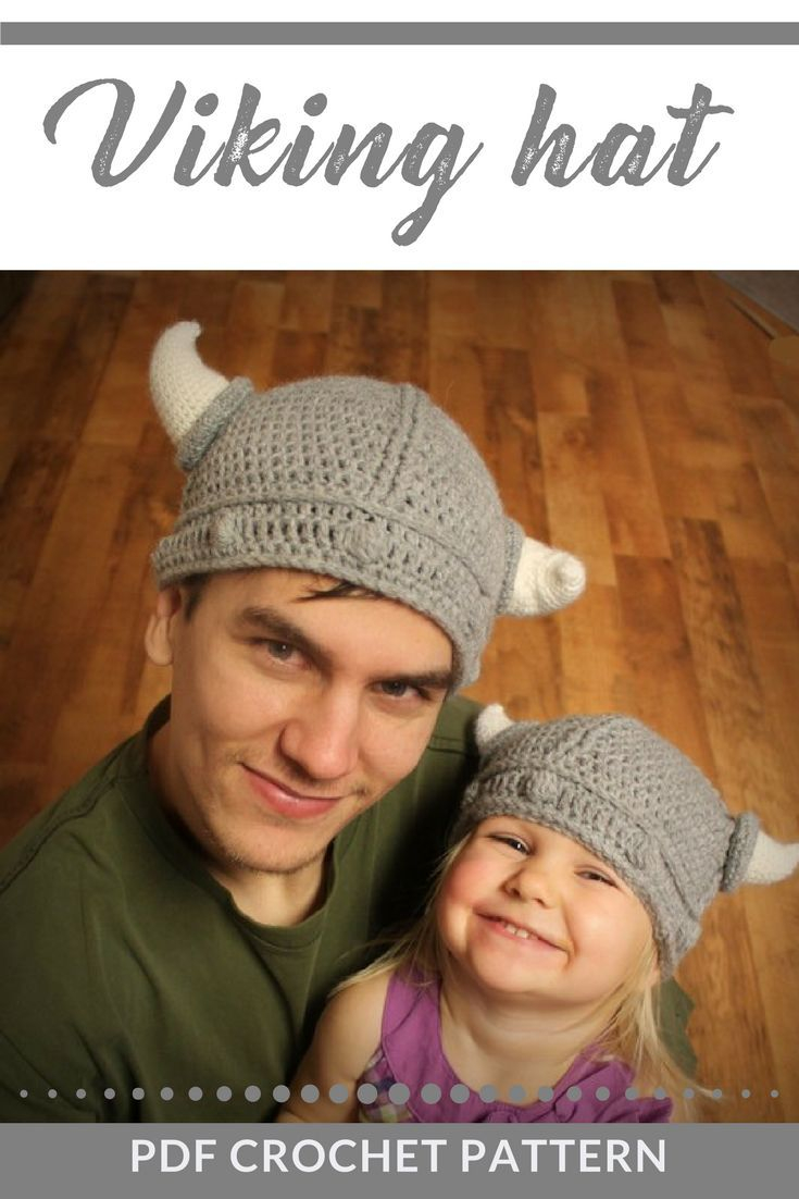 Crochet Baby Viking Hat Pattern Printable Crochet Pattern Viking Hat Viking Helmet With Horns