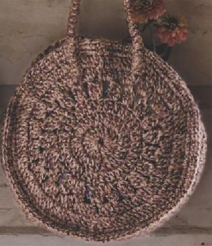 Crochet Bag Pattern Circle Bag Free Crochet Diagram