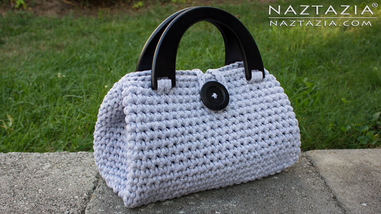 Crochet Bag Pattern Diy Tutorial Crochet Easy Casual Friday Handbag With Lining