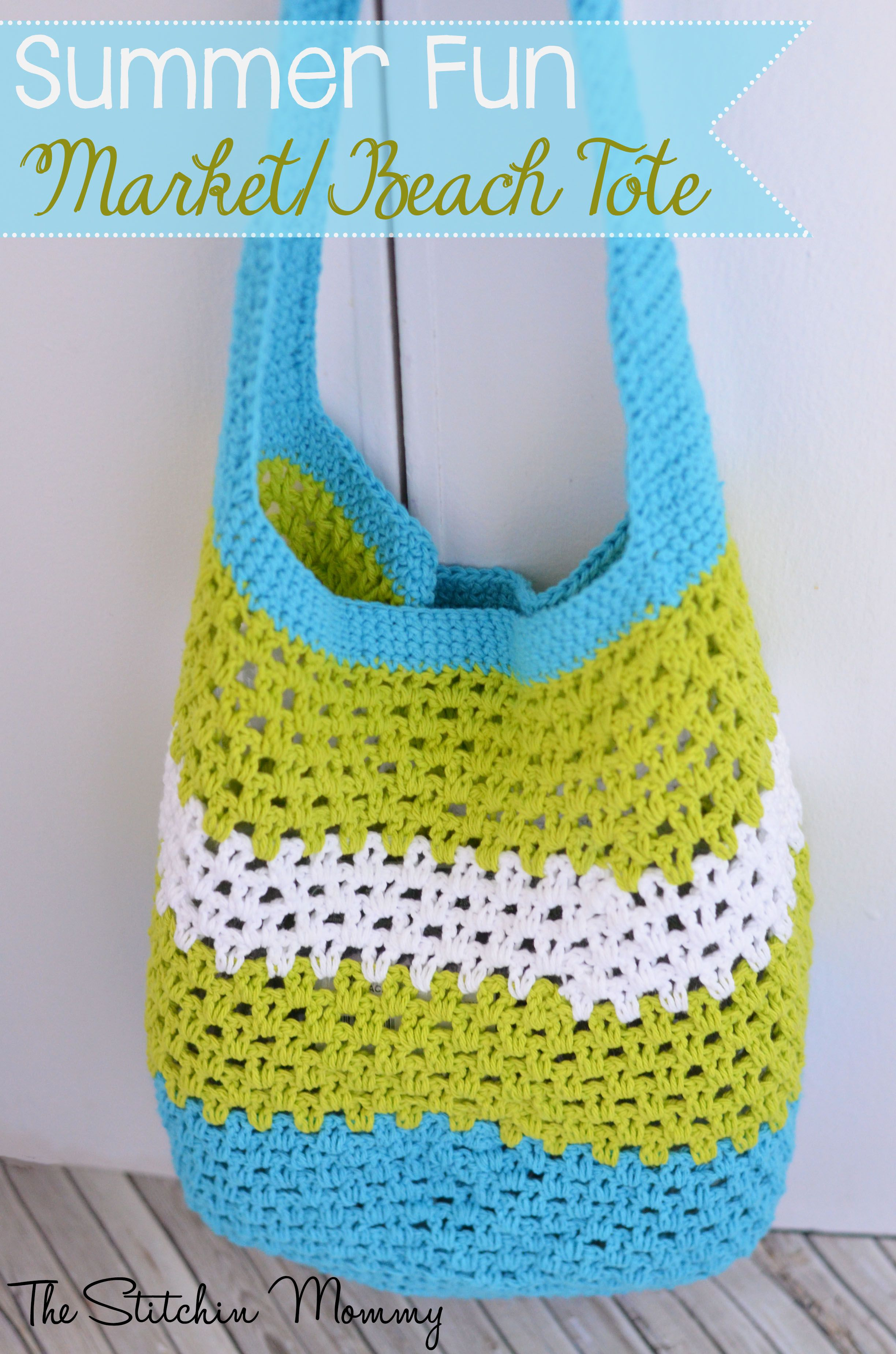 Crochet Bag Pattern Summer Fun Market Or Beach Tote Free Crochet Pattern Crafts