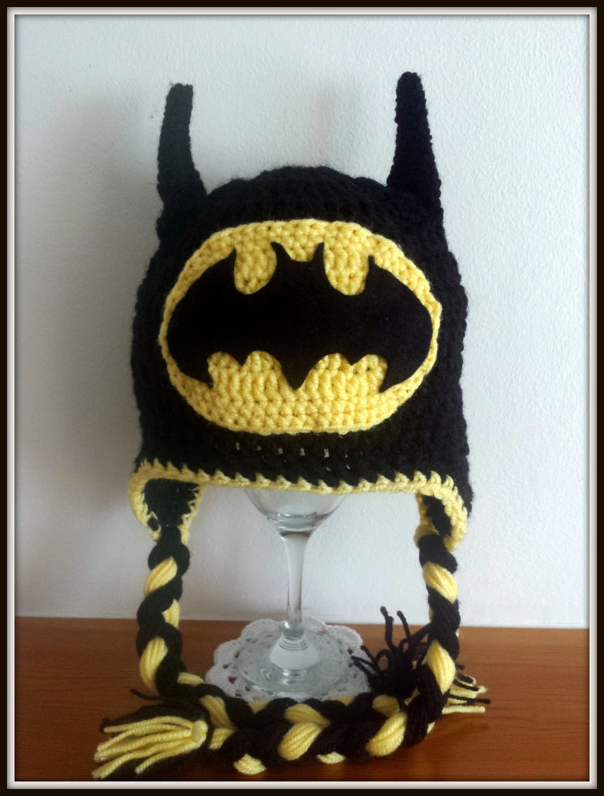 Crochet Batman Hat Pattern Batman Crochet Handmade Kids Ba Hat Size From 3 6 Months To Adult