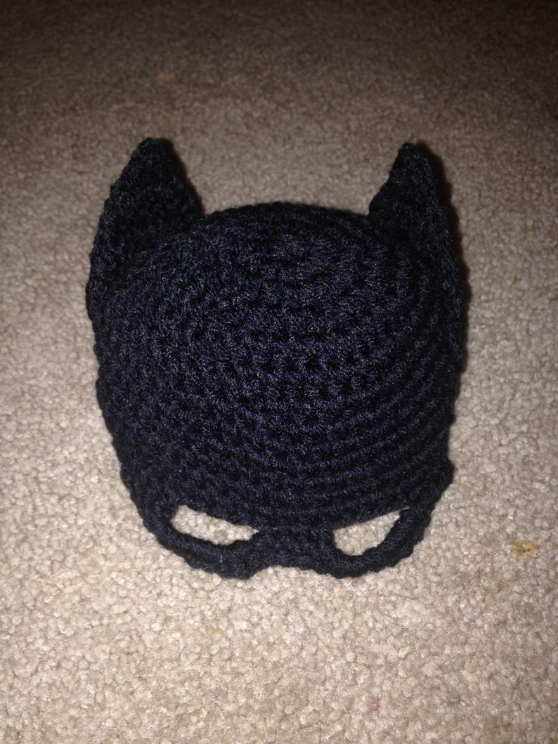 Crochet Batman Hat Pattern Batman Hat Bat Hat Kids Batman Hat Superhero Photography Etsy