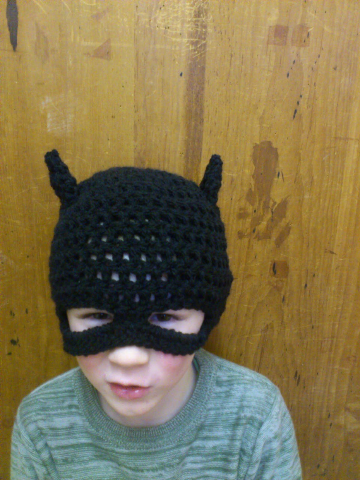 Crochet Batman Hat Pattern Crochet Batman Hat Steel And Stitch