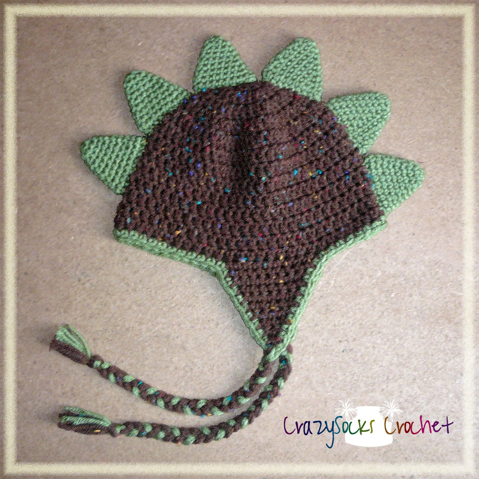 Crochet Batman Hat Pattern Danyel Pink Designs Crochet Pattern Dinosaur Spikes