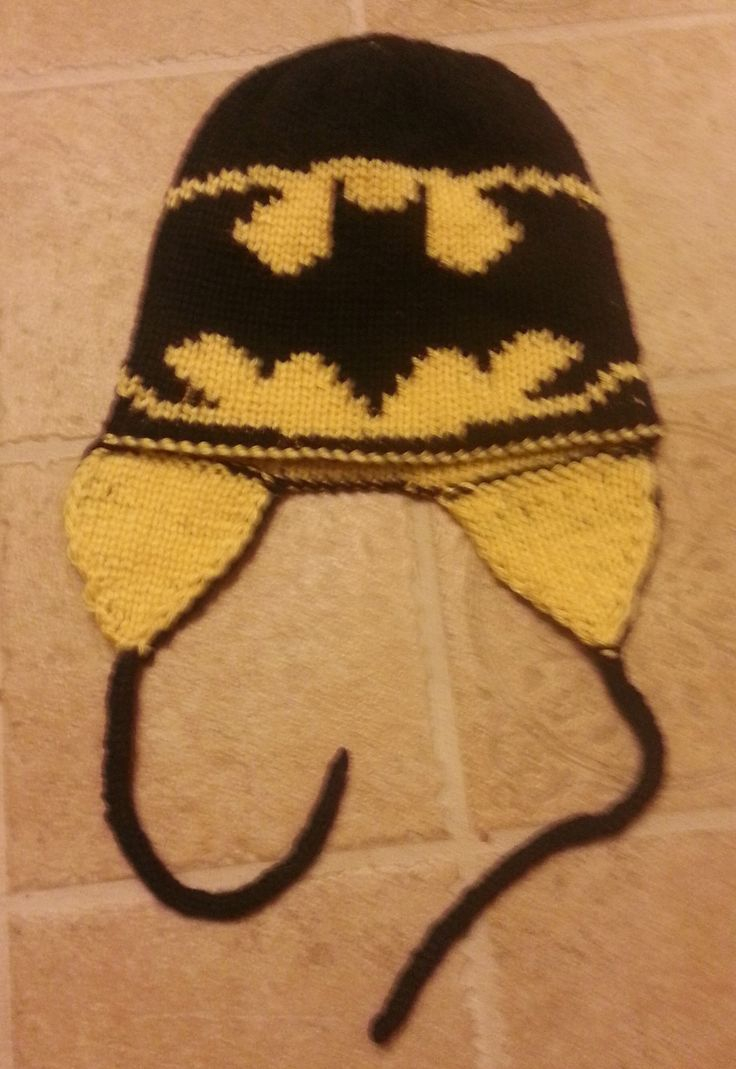 Crochet Batman Hat Pattern Free Batman Knitted Hat Double Knitting Batman Hat Pattern Images