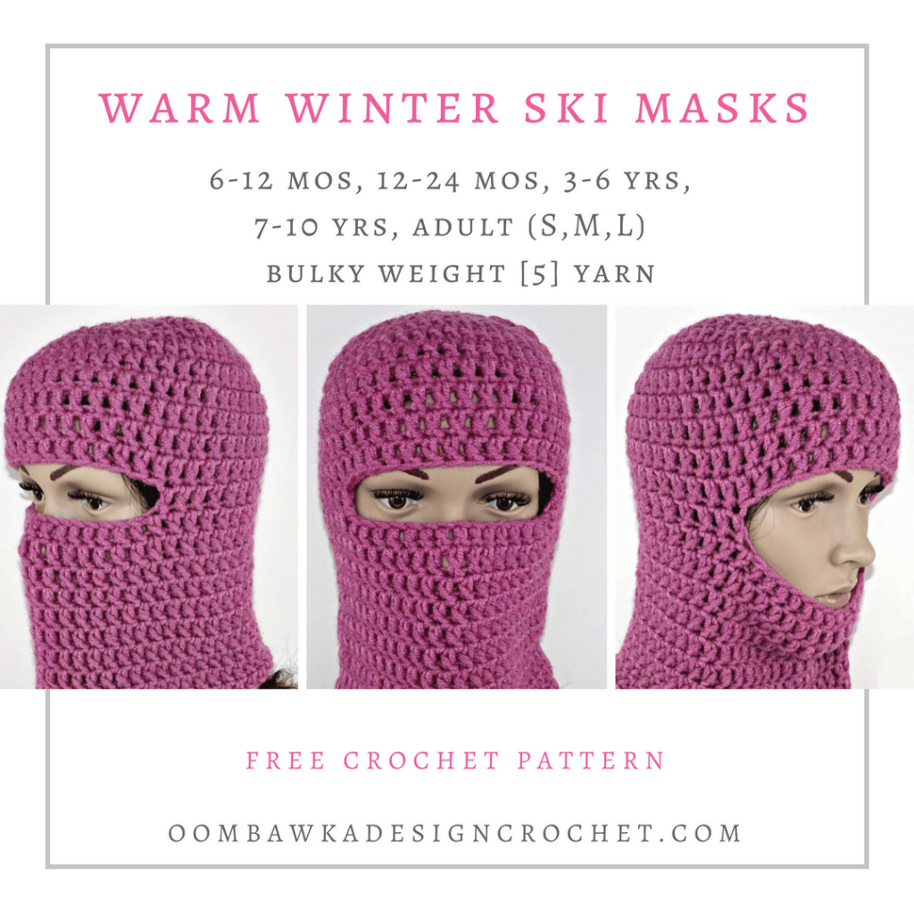 Crochet Batman Hat Pattern Warm Winter Ski Masks Free Pattern Oombawka Design Crochet